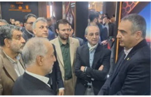 استقبال از حضورگروه شرکت‌های چادرملو در نمایشگاه کانماین