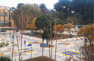 نوسازی و خط‌کشی بوستان آموزش ترافیک منطقه ۲۰