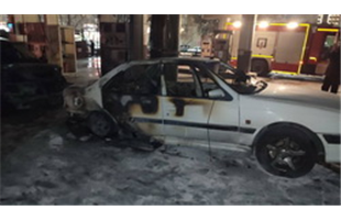 اطفای حریق در پمپ بنزین شهر ری/ آتش‌سوزی عمدی نبود