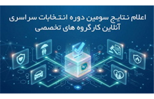 اعلام نتایج دور نخست سومین دوره انتخابات آنلاین دبیران کارگروه های تخصصی سندیکای بیمه‌گران ایران